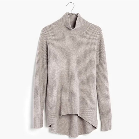 MADEWELL Wafflestitch Turtleneck Merino Wool Sweater XS - Picture 2 of 10
